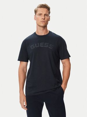 Guess - T-shirt męski na wiosnę w stylu młodzieżowym ze sklepu: MODIVO w kategorii: T-shirty męskie - zdjęcie WP-EBWP-BKLVO-LN0_0000306255449