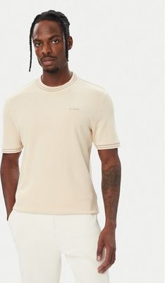 T-shirt męski casual Guess ze sklepu: MODIVO w kategorii: T-shirty męskie - zdjęcie WP-EBWP-BKLVO-LN0_0000306255463