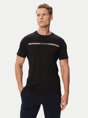 T-shirt męski młodzieżowy Guess ze sklepu: MODIVO w kategorii: T-shirty męskie - zdjęcie WP-EBWP-BKLVO-LN0_0000306255494