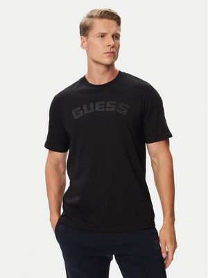 T-shirt męski na wiosnę Guess ze sklepu: MODIVO w kategorii: T-shirty męskie - zdjęcie WP-EBWP-BKLVO-LN0_0000306255531
