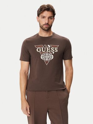 T-shirt męski na wiosnę młodzieżowy Guess ze sklepu: MODIVO w kategorii: T-shirty męskie - zdjęcie WP-EBWP-BKLVO-LN0_0000306255586