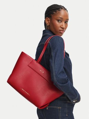 Shopper bag wakacyjna Armani Exchange ze sklepu: MODIVO w kategorii: Torby Shopper bag - zdjęcie WP-EBWP-BKLVO-LN0_0000306259898