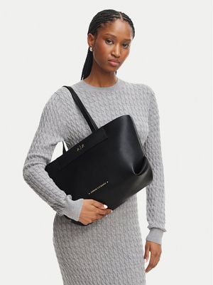 Armani Exchange - Shopper bag elegancka ze sklepu: MODIVO w kategorii: Torby Shopper bag - zdjęcie WP-EBWP-BKLVO-LN0_0000306259928