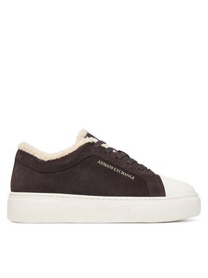 Trampki damskie na wiosnę Armani Exchange ze sklepu: MODIVO w kategorii: Trampki damskie - zdjęcie WP-EBWP-BKLVO-LN0_0000306260337