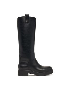 Kozaki damskie na zimę Armani Exchange ze sklepu: MODIVO w kategorii: Kozaki damskie - zdjęcie WP-EBWP-BKLVO-LN0_0000306260597
