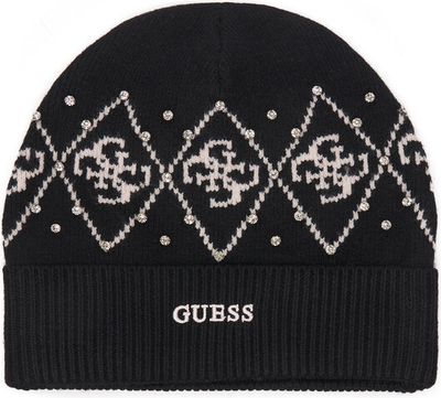 Czapka zimowa damska Guess ze sklepu: MODIVO w kategorii: Czapki zimowe damskie - zdjęcie WP-EBWP-BKLVO-LN0_0000306268913