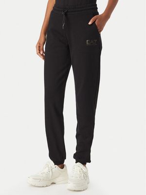 Spodnie damskie jesienne EA7 Emporio Armani ze sklepu: MODIVO w kategorii: Spodnie damskie - zdjęcie WP-EBWP-BKLVO-LN0_0000306274549