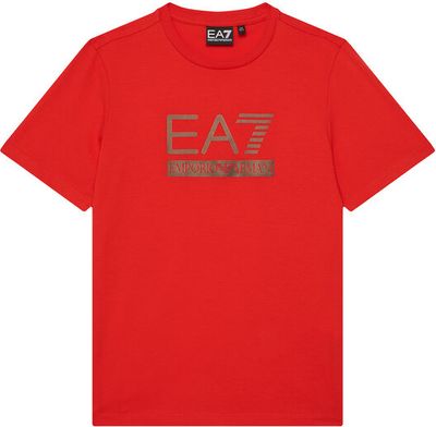 T-shirt chłopięce letni EA7 Emporio Armani ze sklepu: MODIVO w kategorii: T-shirty chłopięce - zdjęcie WP-EBWP-BKLVO-LN0_0000306275140