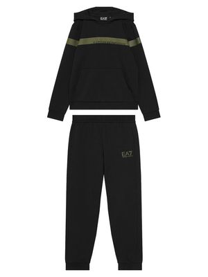 Dres chłopięcy na jesień EA7 Emporio Armani ze sklepu: MODIVO w kategorii: Dresy chłopięce - zdjęcie WP-EBWP-BKLVO-LN0_0000306275294