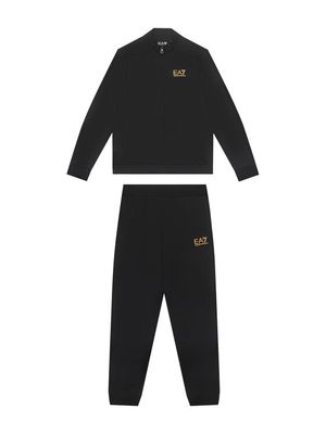 Dres chłopięcy jesienny EA7 Emporio Armani ze sklepu: MODIVO w kategorii: Dresy chłopięce - zdjęcie WP-EBWP-BKLVO-LN0_0000306275607
