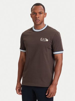 T-shirt męski na wiosnę EA7 Emporio Armani ze sklepu: MODIVO w kategorii: T-shirty męskie - zdjęcie WP-EBWP-BKLVO-LN0_0000306277212