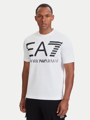 EA7 Emporio Armani - T-shirt męski młodzieżowy ze sklepu: MODIVO w kategorii: T-shirty męskie - zdjęcie WP-EBWP-BKLVO-LN0_0000306277632