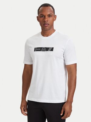 T-shirt męski na wiosnę EA7 Emporio Armani ze sklepu: MODIVO w kategorii: T-shirty męskie - zdjęcie WP-EBWP-BKLVO-LN0_0000306278356