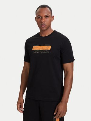 T-shirt męski młodzieżowy EA7 Emporio Armani ze sklepu: MODIVO w kategorii: T-shirty męskie - zdjęcie WP-EBWP-BKLVO-LN0_0000306278387