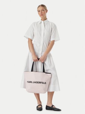 Shopper bag wakacyjna Karl Lagerfeld ze sklepu: MODIVO w kategorii: Torby Shopper bag - zdjęcie WP-EBWP-BKLVO-LN0_0000306283428