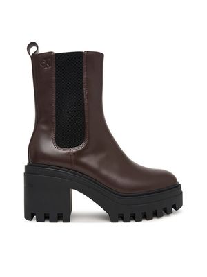 Botki jesienne Calvin Klein ze sklepu: MODIVO w kategorii: Botki - zdjęcie WP-EBWP-BKLVO-LN0_0000306288881