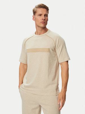 T-shirt męski casual na wiosnę HUGO ze sklepu: MODIVO w kategorii: T-shirty męskie - zdjęcie WP-EBWP-BKLVO-LN0_0000306293205