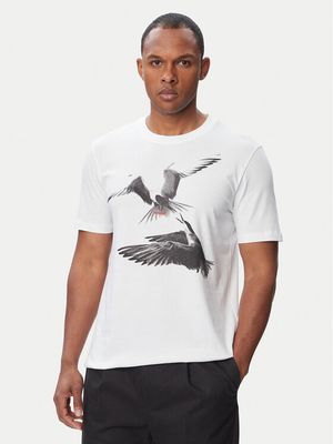 T-shirt męski na wiosnę HUGO ze sklepu: MODIVO w kategorii: T-shirty męskie - zdjęcie WP-EBWP-BKLVO-LN0_0000306293342