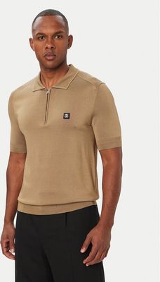 HUGO - T-shirt męski casual ze sklepu: MODIVO w kategorii: T-shirty męskie - zdjęcie WP-EBWP-BKLVO-LN0_0000306293366