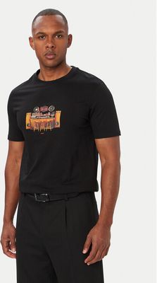 T-shirt męski w stylu młodzieżowym na wiosnę HUGO ze sklepu: MODIVO w kategorii: T-shirty męskie - zdjęcie WP-EBWP-BKLVO-LN0_0000306293502