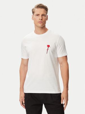 HUGO - T-shirt męski na wiosnę ze sklepu: MODIVO w kategorii: T-shirty męskie - zdjęcie WP-EBWP-BKLVO-LN0_0000306293717