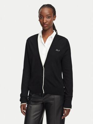 Sweter damski na zimę Karl Lagerfeld ze sklepu: MODIVO w kategorii: Swetry damskie - zdjęcie WP-EBWP-BKLVO-LN0_0000306308848