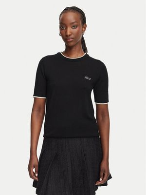 Sweter damski Karl Lagerfeld ze sklepu: MODIVO w kategorii: Swetry damskie - zdjęcie WP-EBWP-BKLVO-LN0_0000306308855