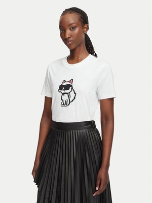Karl Lagerfeld - Bluzka damska wiosenna ze sklepu: MODIVO w kategorii: Bluzki damskie - zdjęcie WP-EBWP-BKLVO-LN0_0000306308909