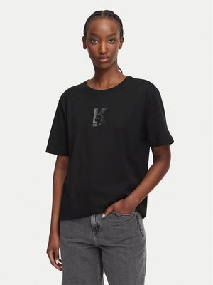 Bluzka damska casual Karl Lagerfeld Jeans ze sklepu: MODIVO w kategorii: Bluzki damskie - zdjęcie WP-EBWP-BKLVO-LN0_0000306309203