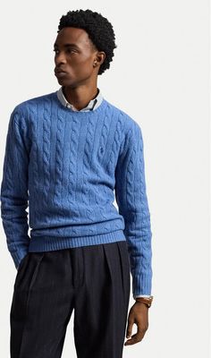 Sweter męski casualowy Polo Ralph Lauren ze sklepu: MODIVO w kategorii: Swetry męskie - zdjęcie WP-EBWP-BKLVO-LN0_0000306315693