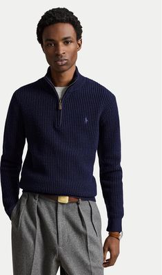 Polo Ralph Lauren - Sweter męski casualowy na zimę ze sklepu: MODIVO w kategorii: Swetry męskie