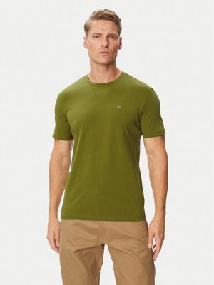 T-shirt męski casual sportowy Napapijri ze sklepu: MODIVO w kategorii: T-shirty męskie - zdjęcie WP-EBWP-BKLVO-LN0_0000306324657