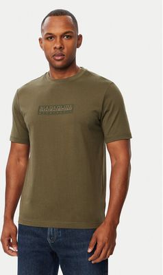 T-shirt męski Napapijri ze sklepu: MODIVO w kategorii: T-shirty męskie - zdjęcie WP-EBWP-BKLVO-LN0_0000306324749
