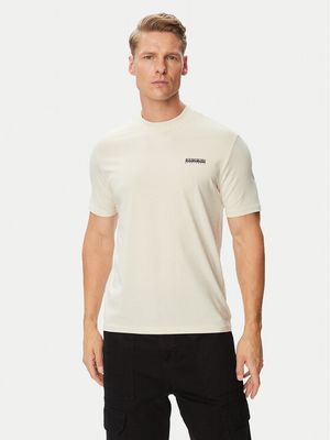 Napapijri - T-shirt męski casualowy ze sklepu: MODIVO w kategorii: T-shirty męskie - zdjęcie WP-EBWP-BKLVO-LN0_0000306324817