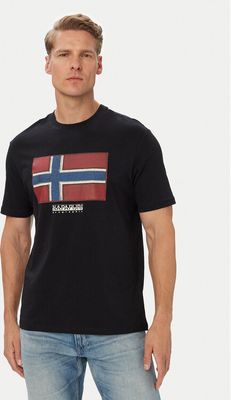 Napapijri - T-shirt męski sportowy ze sklepu: MODIVO w kategorii: T-shirty męskie - zdjęcie WP-EBWP-BKLVO-LN0_0000306324954