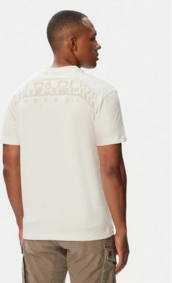 T-shirt męski na wiosnę Napapijri ze sklepu: MODIVO w kategorii: T-shirty męskie - zdjęcie WP-EBWP-BKLVO-LN0_0000306325272