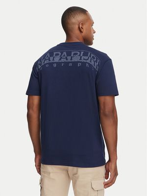 T-shirt męski wiosenny młodzieżowy Napapijri ze sklepu: MODIVO w kategorii: T-shirty męskie - zdjęcie WP-EBWP-BKLVO-LN0_0000306325296