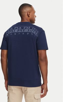 T-shirt męski wiosenny młodzieżowy Napapijri ze sklepu: MODIVO w kategorii: T-shirty męskie - zdjęcie WP-EBWP-BKLVO-LN0_0000306325296