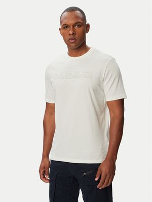 T-shirt męski Napapijri ze sklepu: MODIVO w kategorii: T-shirty męskie - zdjęcie WP-EBWP-BKLVO-LN0_0000306325562