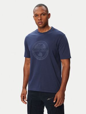 T-shirt męski na wiosnę Napapijri ze sklepu: MODIVO w kategorii: T-shirty męskie - zdjęcie WP-EBWP-BKLVO-LN0_0000306325579
