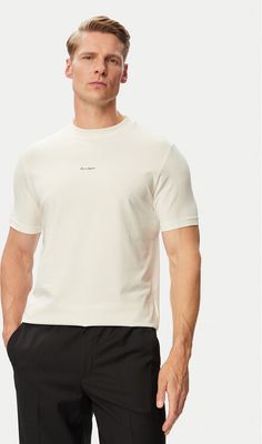 T-shirt męski na wiosnę Karl Lagerfeld ze sklepu: MODIVO w kategorii: T-shirty męskie - zdjęcie WP-EBWP-BKLVO-LN0_0000306333918