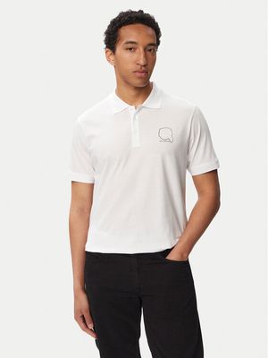 T-shirt męski na wiosnę Karl Lagerfeld ze sklepu: MODIVO w kategorii: T-shirty męskie - zdjęcie WP-EBWP-BKLVO-LN0_0000306333994