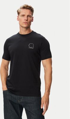 T-shirt męski casual Karl Lagerfeld ze sklepu: MODIVO w kategorii: T-shirty męskie - zdjęcie WP-EBWP-BKLVO-LN0_0000306334076