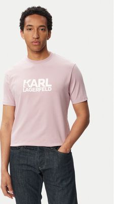 Karl Lagerfeld - T-shirt męski ze sklepu: MODIVO w kategorii: T-shirty męskie - zdjęcie WP-EBWP-BKLVO-LN0_0000306334182