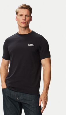 T-shirt męski casualowy Karl Lagerfeld ze sklepu: MODIVO w kategorii: T-shirty męskie - zdjęcie WP-EBWP-BKLVO-LN0_0000306334212