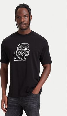 T-shirt męski na wiosnę Karl Lagerfeld ze sklepu: MODIVO w kategorii: T-shirty męskie - zdjęcie WP-EBWP-BKLVO-LN0_0000306336629