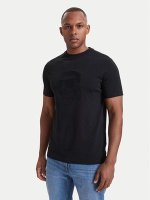 T-shirt męski casualowy Karl Lagerfeld ze sklepu: MODIVO w kategorii: T-shirty męskie - zdjęcie WP-EBWP-BKLVO-LN0_0000306336667