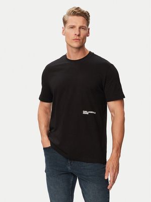 T-shirt męski na wiosnę Karl Lagerfeld Jeans ze sklepu: MODIVO w kategorii: T-shirty męskie - zdjęcie WP-EBWP-BKLVO-LN0_0000306338326