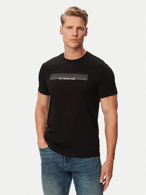 T-shirt męski na wiosnę Karl Lagerfeld Jeans ze sklepu: MODIVO w kategorii: T-shirty męskie - zdjęcie WP-EBWP-BKLVO-LN0_0000306338449