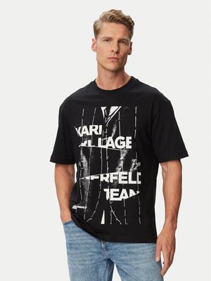 T-shirt męski Karl Lagerfeld Jeans ze sklepu: MODIVO w kategorii: T-shirty męskie - zdjęcie WP-EBWP-BKLVO-LN0_0000306338531